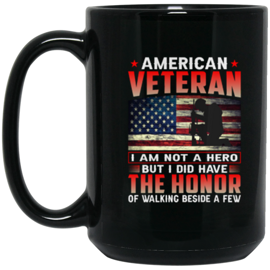 American Veteran Tribute Mug – Honoring the Heroes Beside Us