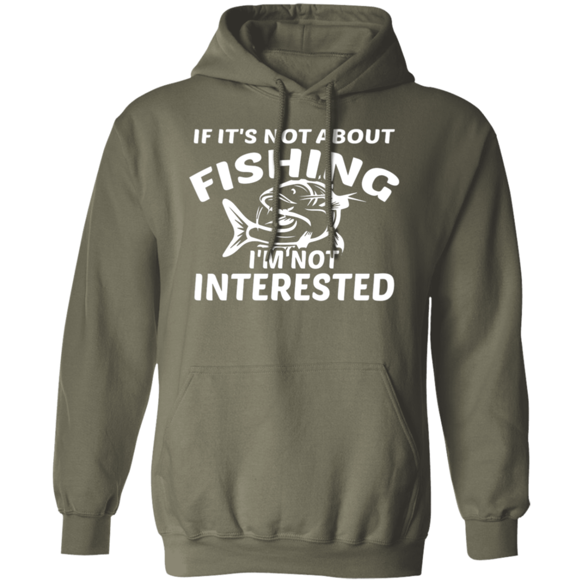 "If It’s Not About Fishing, I’m Not Interested" - Cozy Fishing Hoodie