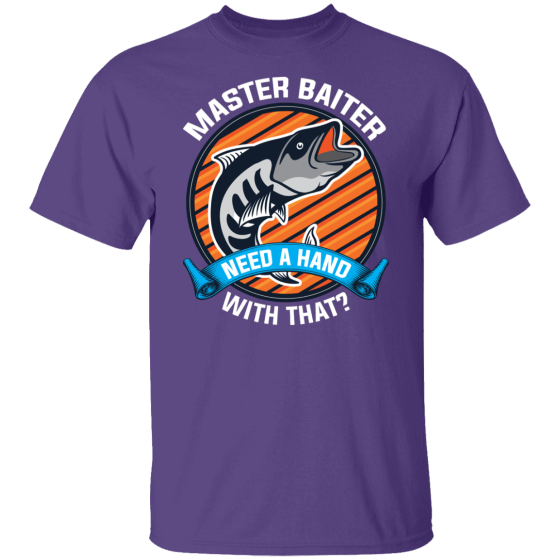 "Master Baiter" Fishing T-Shirt – Funny Gift for Anglers and Fishing Fans!