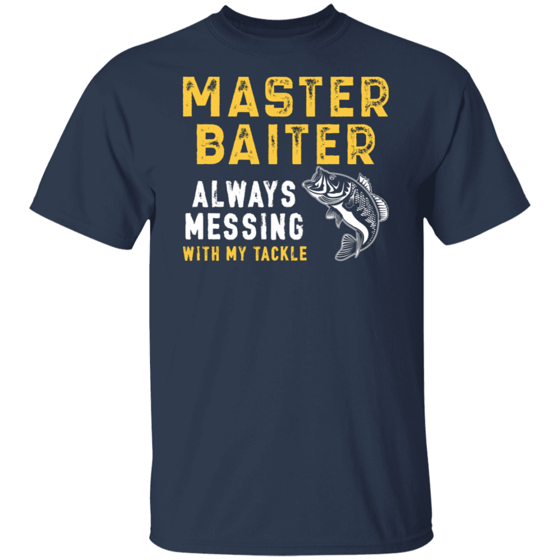 "Master Baiter" Fishing T-Shirt – Funny Angler Tee!