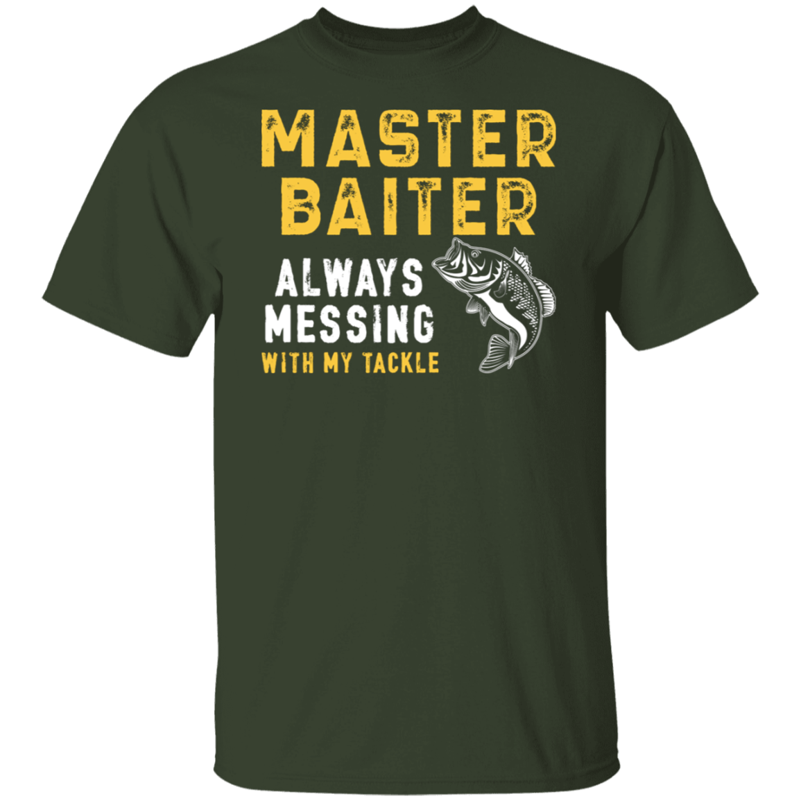 "Master Baiter" Fishing T-Shirt – Funny Angler Tee!