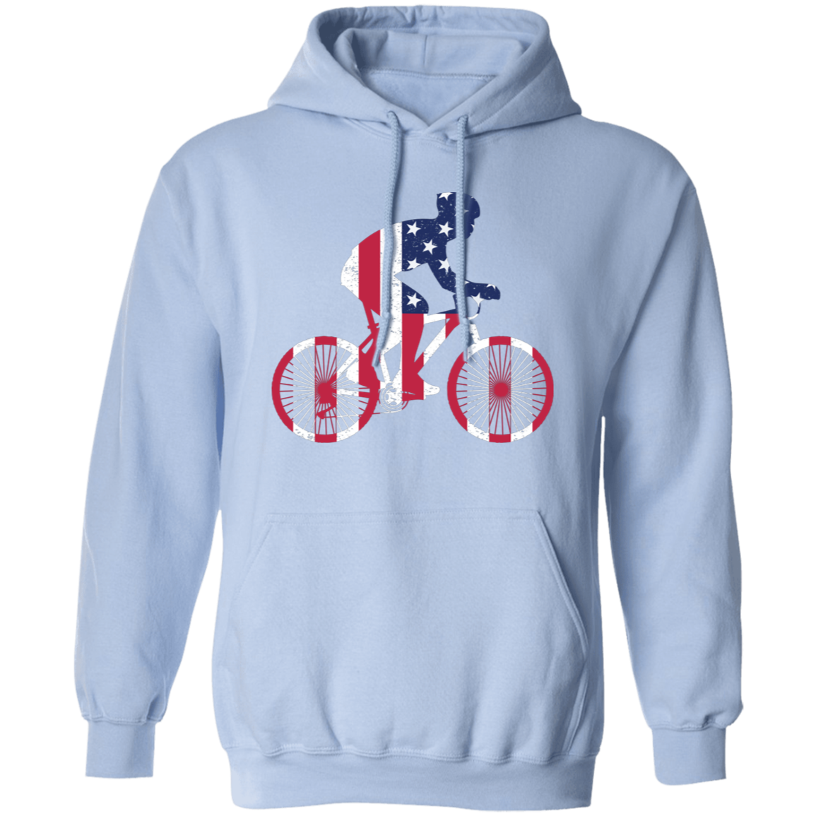 "Freedom Ride" Hoodie – Great Gift for Patriotic Cyclists!