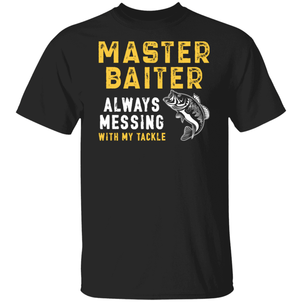 "Master Baiter" Fishing T-Shirt – Funny Angler Tee!