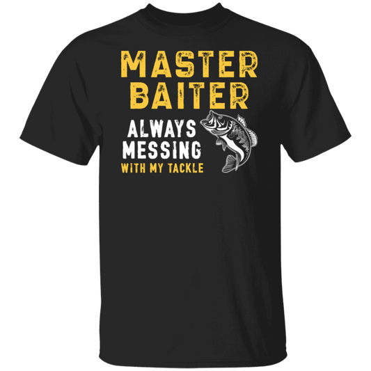 "Master Baiter" Fishing T-Shirt – Funny Angler Tee!