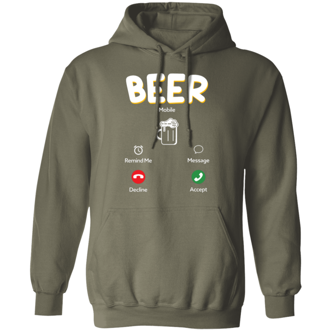 "Beer Calling": Answer the Brew-tiful Invitation Hoodie