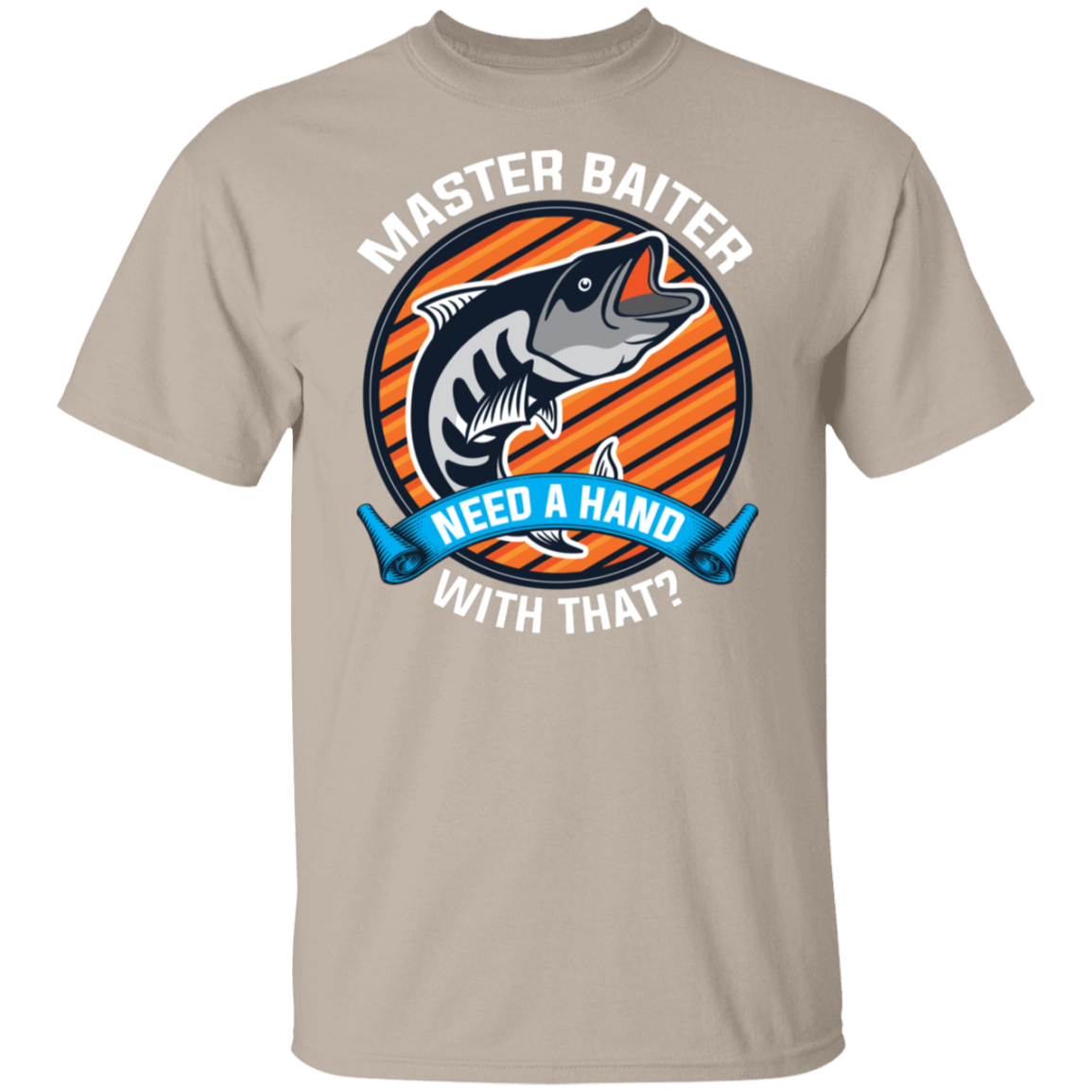 "Master Baiter" Fishing T-Shirt – Funny Gift for Anglers and Fishing Fans!