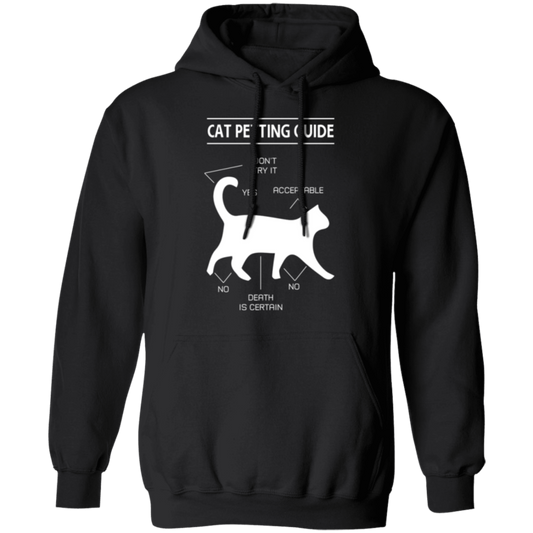 "Cat Petting Guide" Hoodie – Cozy Up with Feline Wisdom!