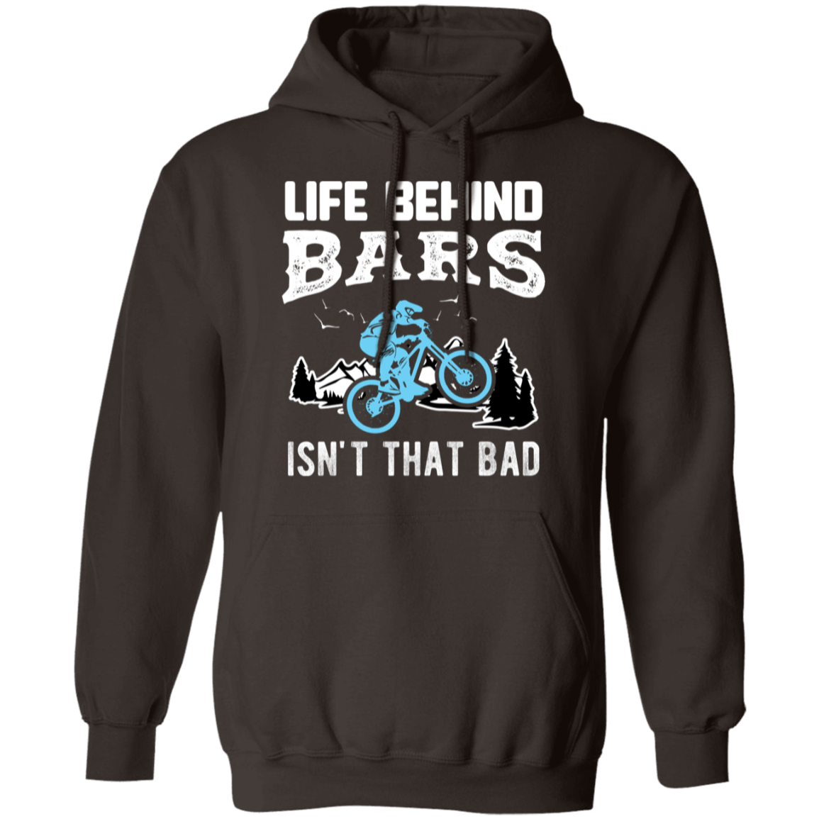 “Life Behind Bars Isn’t That Bad” Cycling Hoodie – Cozy and Stylish for Bike Lovers!