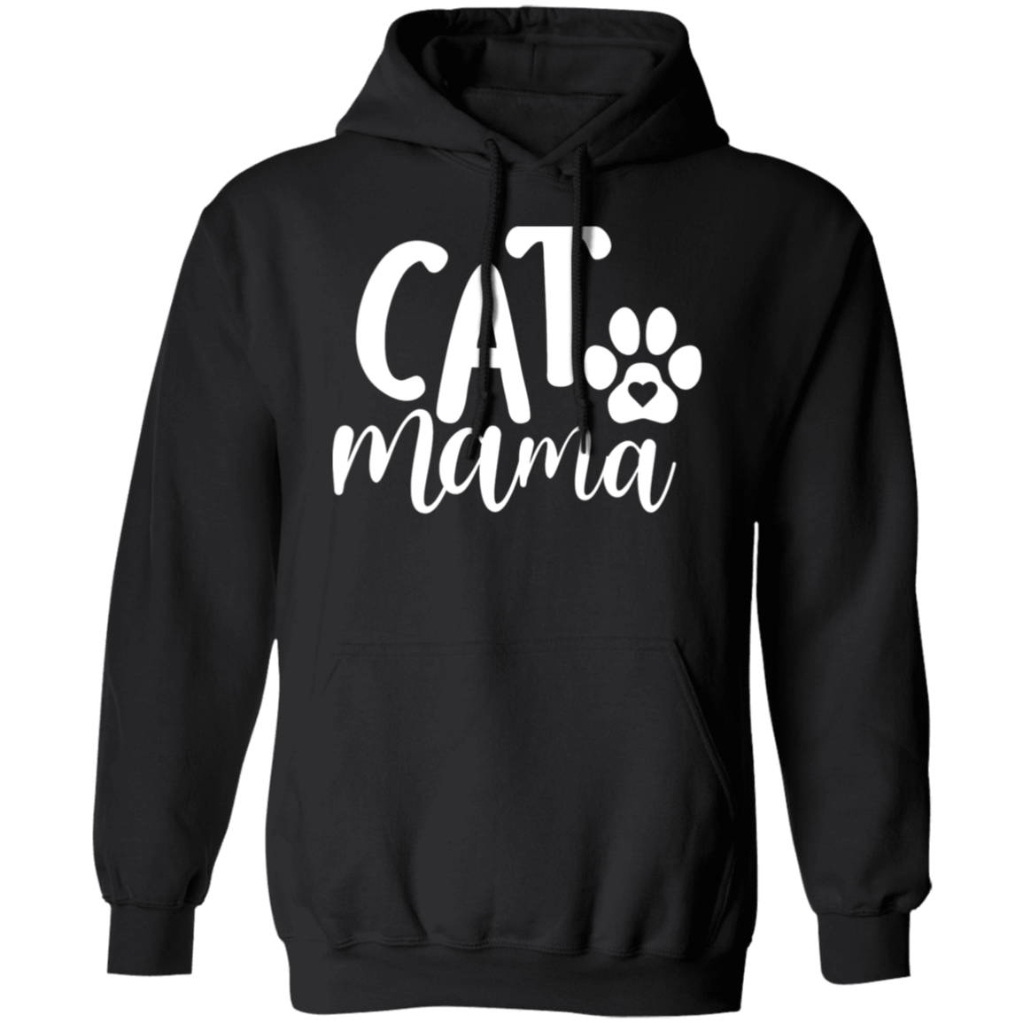 "Cat Mama" Hoodie – Cozy Up with a Heartfelt Paw Print!