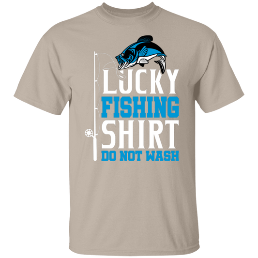 "Lucky Fishing Shirt: Do Not Wash" - Ideal for Anglers & Fishermen!