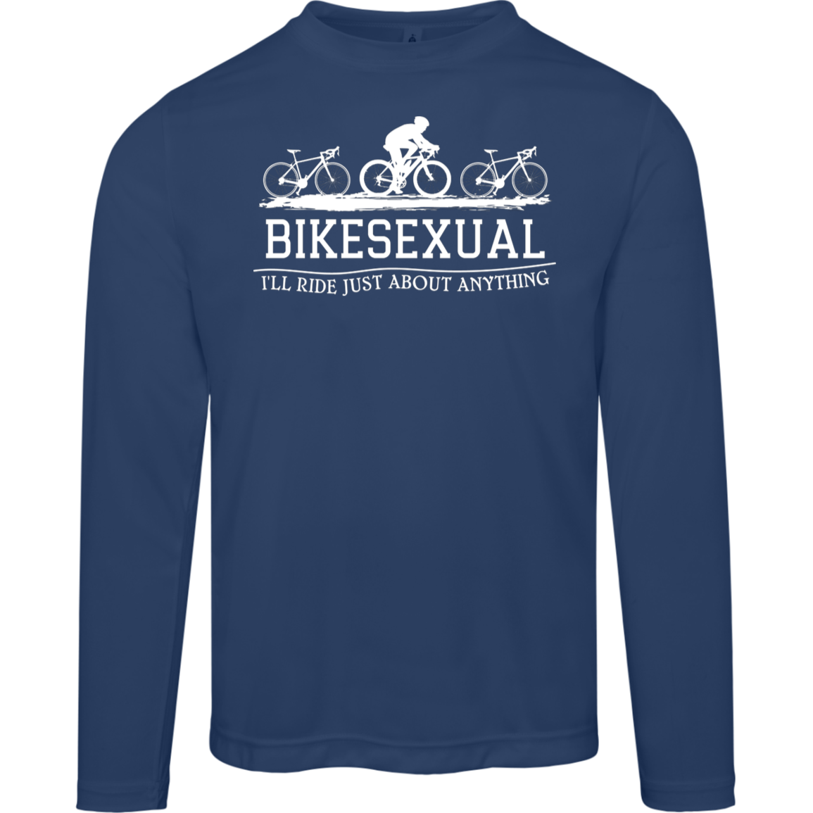 “Bikesexual” Funny Long Sleeved Tee – Stay Cool and Protected While You Ride!