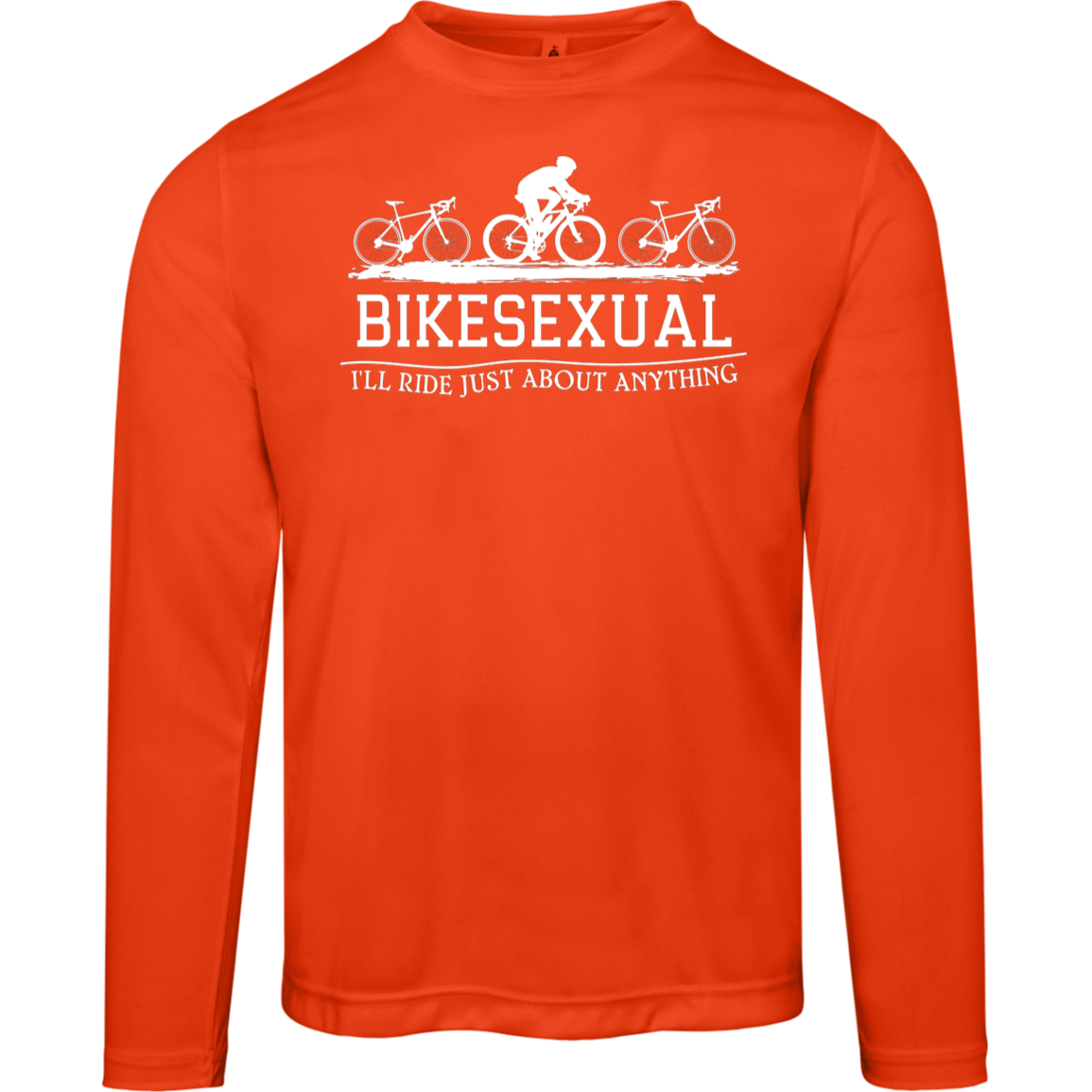 “Bikesexual” Funny Long Sleeved Tee – Stay Cool and Protected While You Ride!