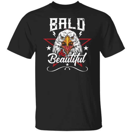 "Bald & Beautiful" - Patriotic Bald Eagle T-Shirt