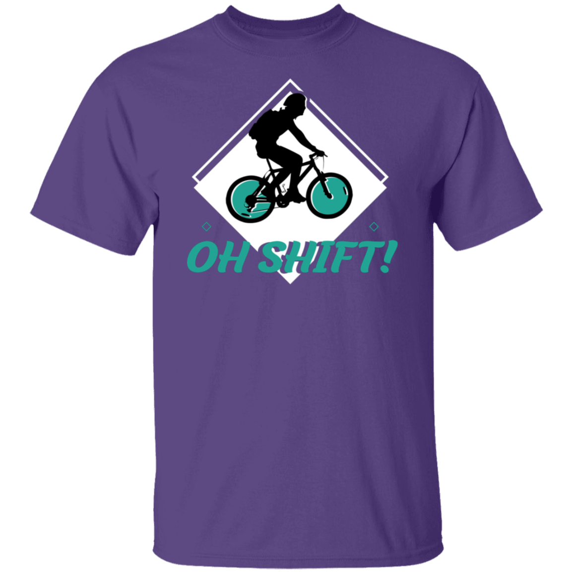 “Oh Shift!” Cycling T-Shirt – Funny & Stylish Gift for Bike Enthusiasts