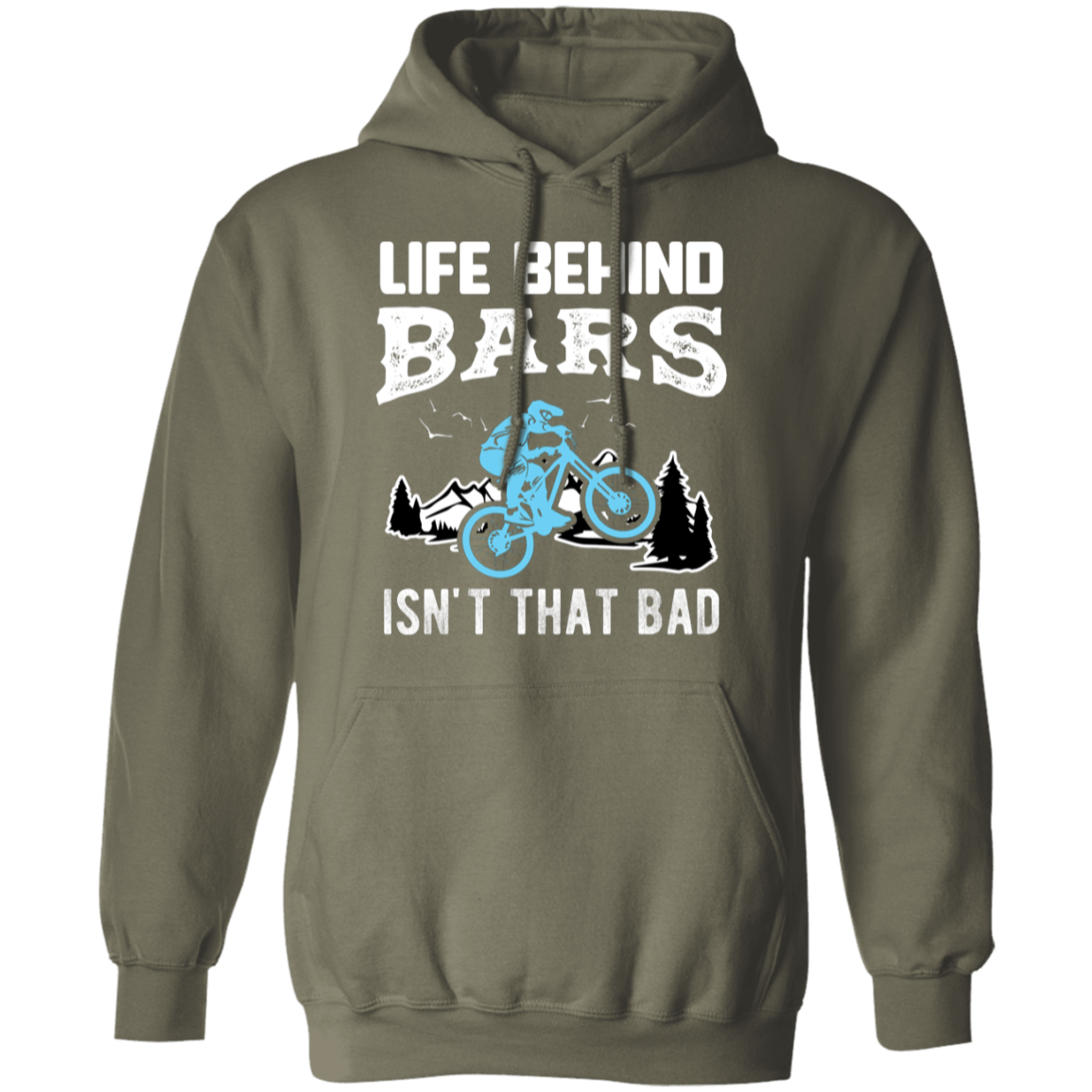 “Life Behind Bars Isn’t That Bad” Cycling Hoodie – Cozy and Stylish for Bike Lovers!