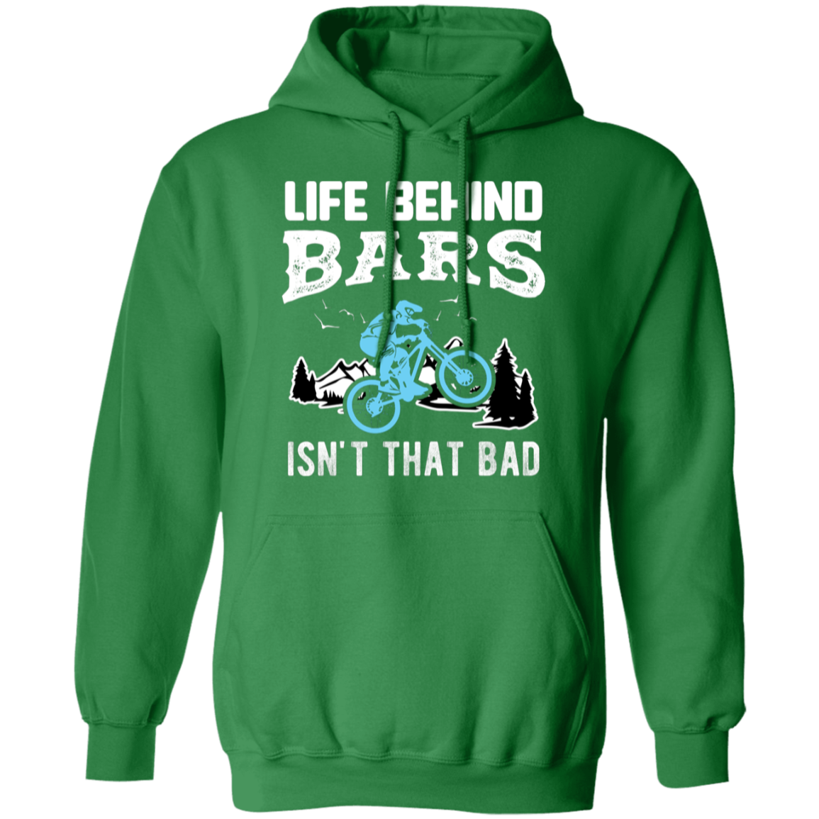 “Life Behind Bars Isn’t That Bad” Cycling Hoodie – Cozy and Stylish for Bike Lovers!