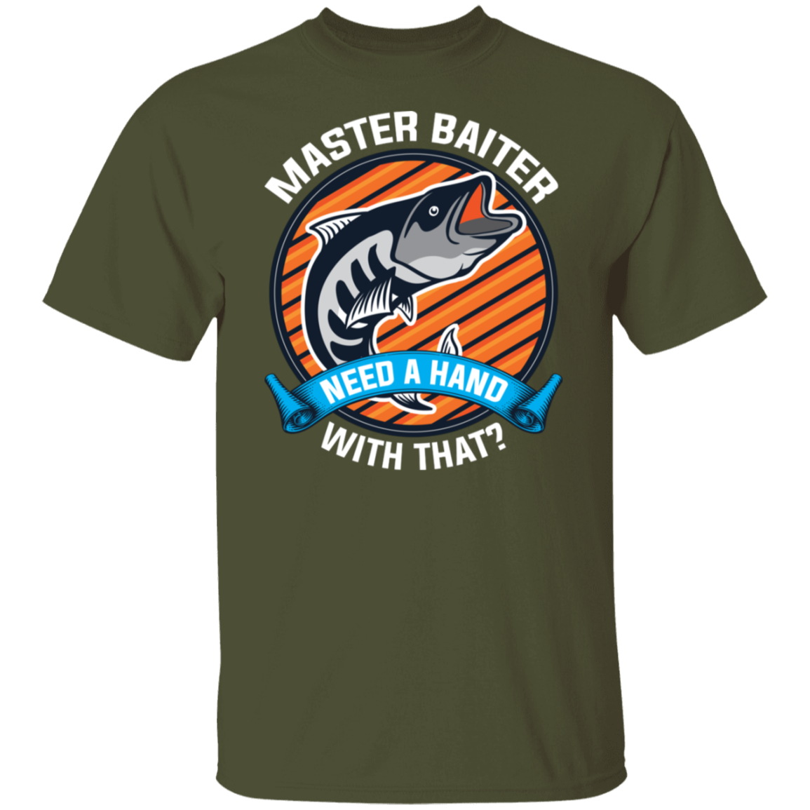 "Master Baiter" Fishing T-Shirt – Funny Gift for Anglers and Fishing Fans!