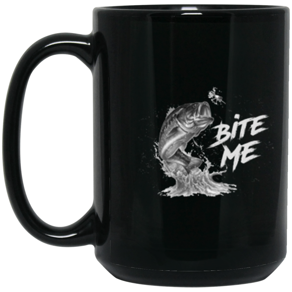 "Bite Me" Fishing Mug – Perfect for Anglers with a Sense of Humor!