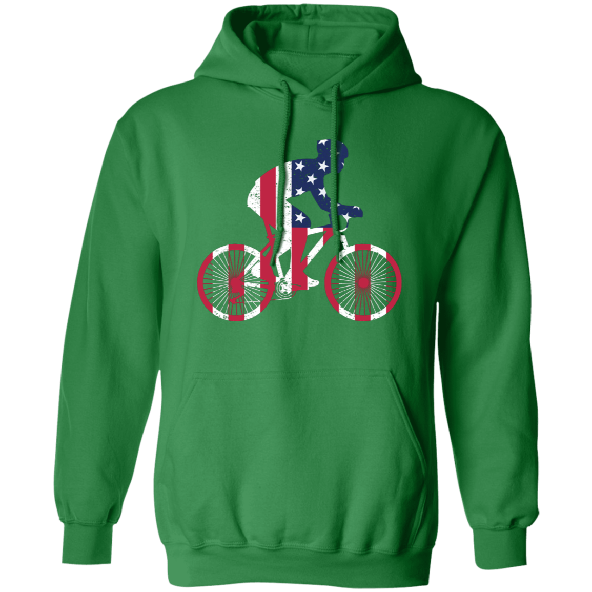 "Freedom Ride" Hoodie – Great Gift for Patriotic Cyclists!