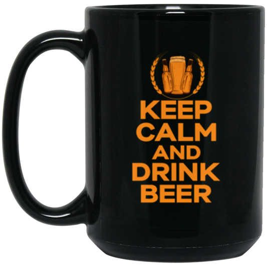 "Keep Calm And Drink Beer" Mug – Perfect Gift for Beer Lovers and Happy Hour Enthusiasts!