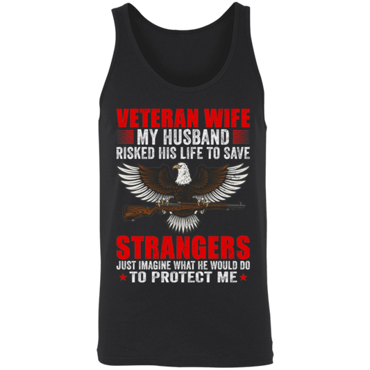 Veteran Wife Pride Tank Top - Protecting What's Ours!