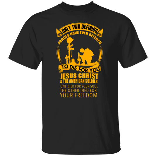 "Defenders of Faith & Freedom" Patriotic T-Shirt