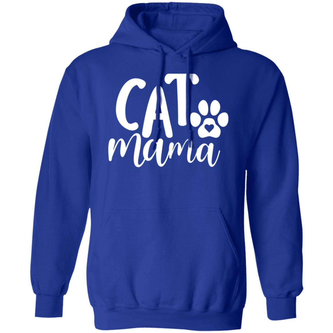 "Cat Mama" Hoodie – Cozy Up with a Heartfelt Paw Print!