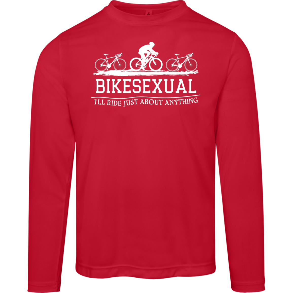 “Bikesexual” Funny Long Sleeved Tee – Stay Cool and Protected While You Ride!