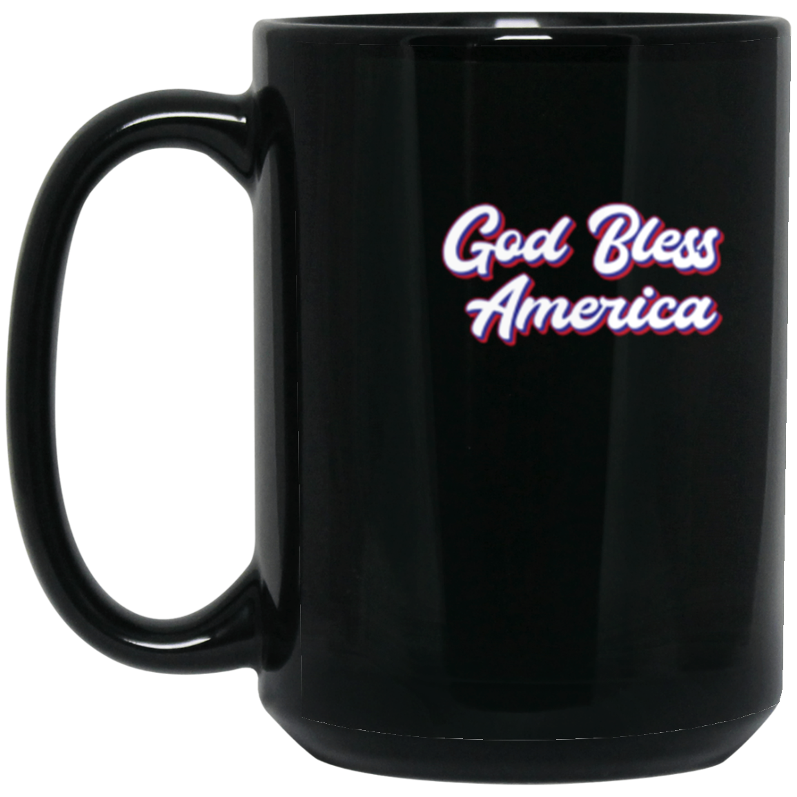 "God Bless America" Patriotic Coffee Mug - Celebrate Your Love for the USA!