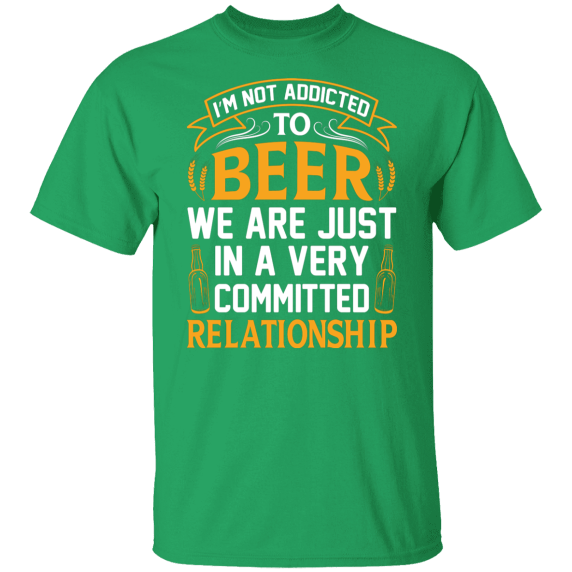 “Very Committed Relationship” Beer Lover’s T-Shirt – Ideal for Happy Hour Fans!