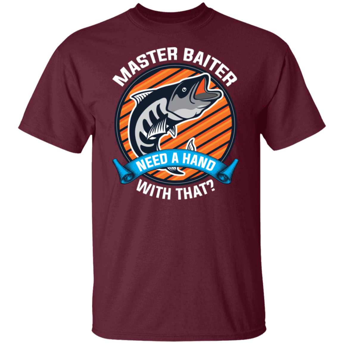 "Master Baiter" Fishing T-Shirt – Funny Gift for Anglers and Fishing Fans!