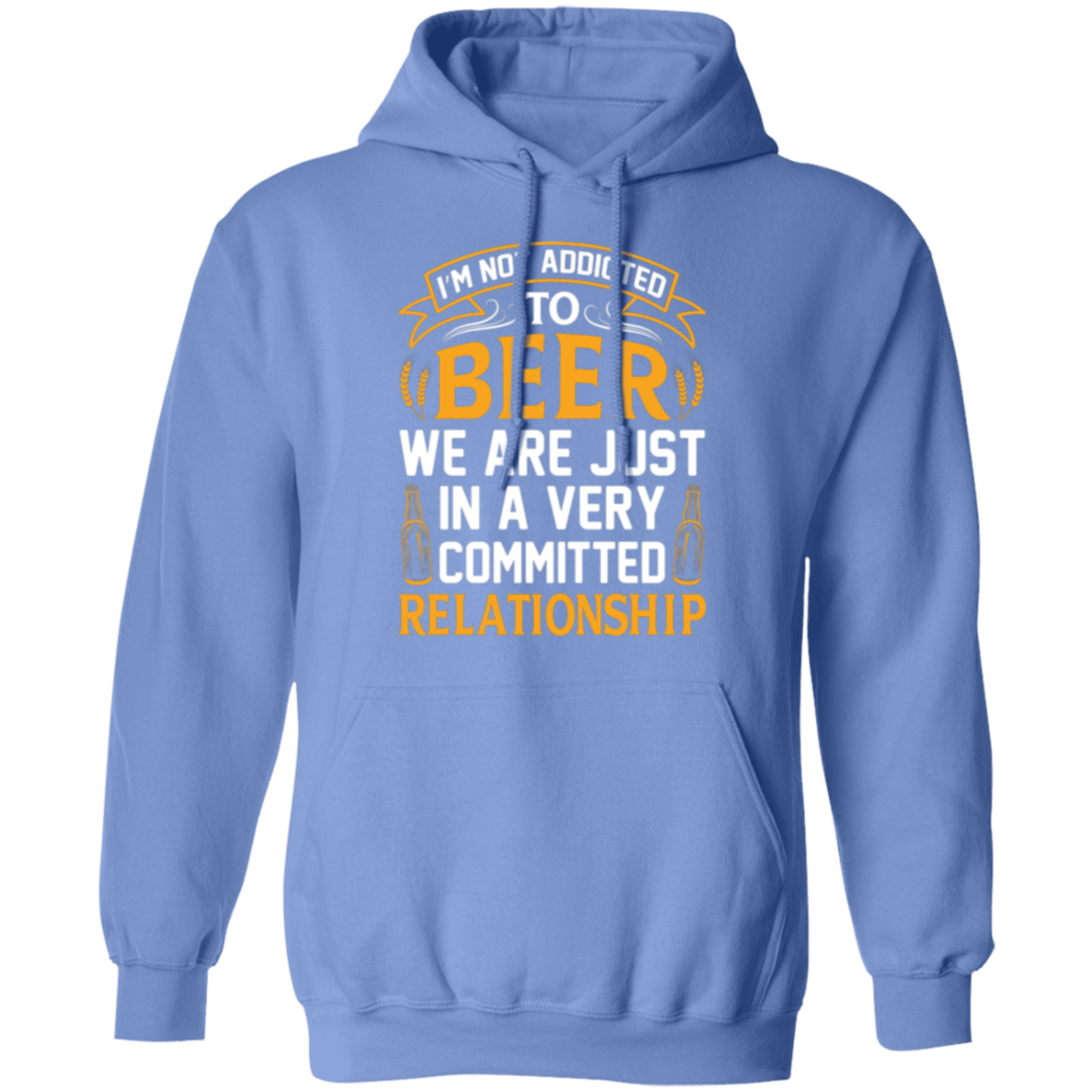 “Very Committed Relationship” Beer Lover’s Hoodie – Perfect for Happy Hour Vibes!