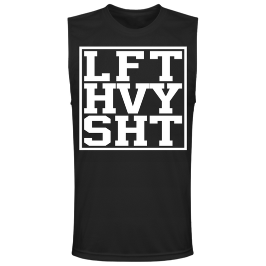 "LFT HVY SHT" Muscle Tee - Ultimate Gear for Weight Lifters and Gym Junkies!