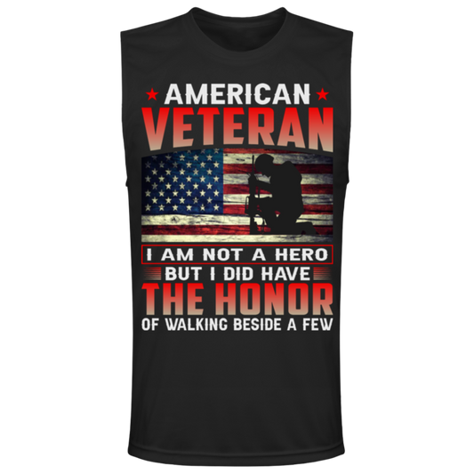 American Veteran Tribute Muscle Tee – Honoring the Heroes Beside Us