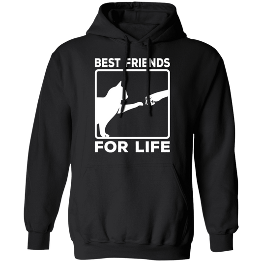 "Best Friends For Life" - Cat & Human Fist Bump Hoodie | Perfect for Cat Lovers & Pet Owners!