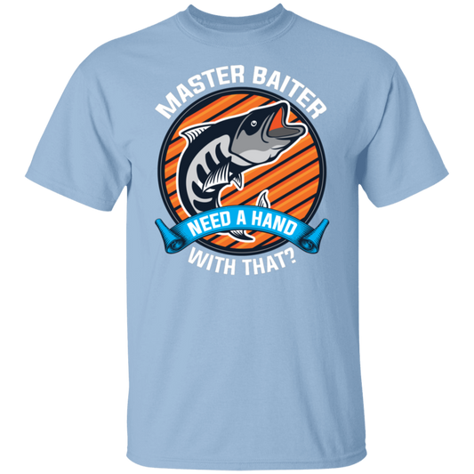 "Master Baiter" Fishing T-Shirt – Funny Gift for Anglers and Fishing Fans!