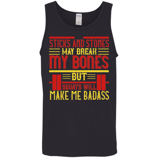 "Badass Squat" Tank Top – Empower Your Workout with Strength & Style!