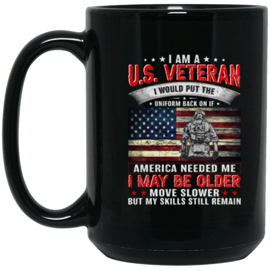 Veteran Pride Mug - Honor, Courage & Commitment: Skills Never Fade