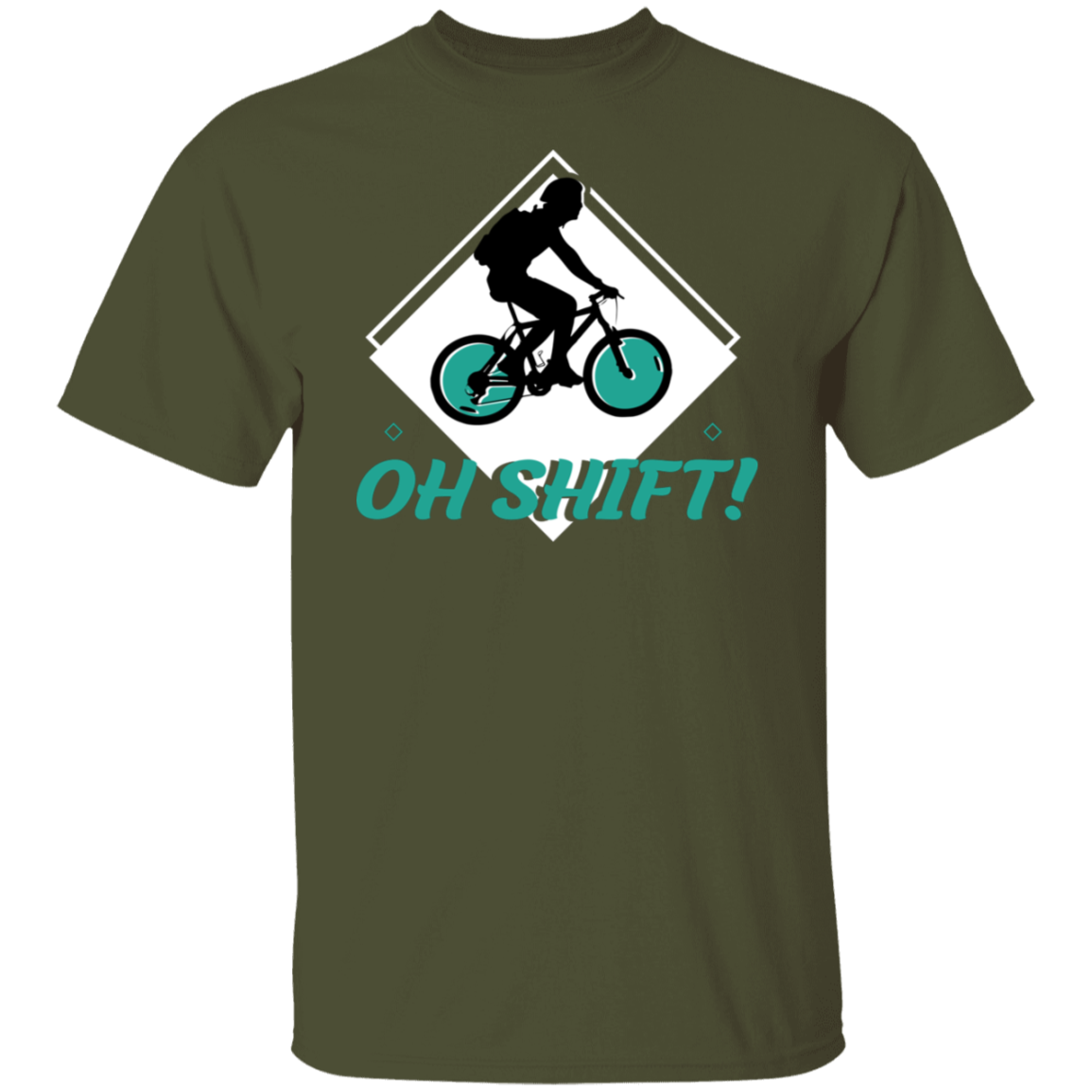 “Oh Shift!” Cycling T-Shirt – Funny & Stylish Gift for Bike Enthusiasts