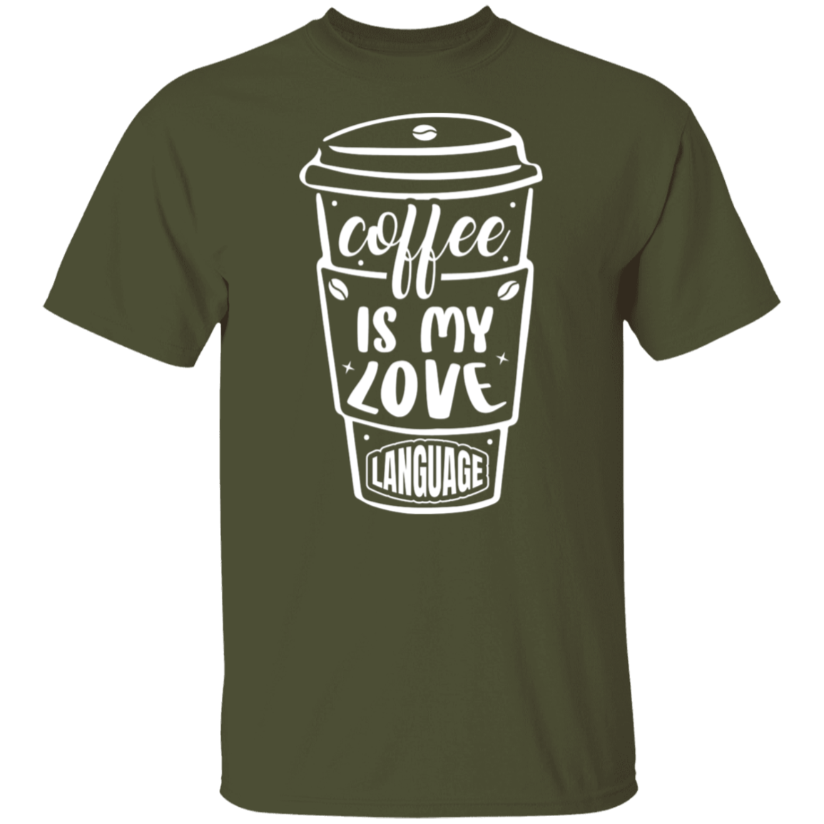 "Coffee Is My Love Language" T-Shirt – Perfect for Coffee Lovers!