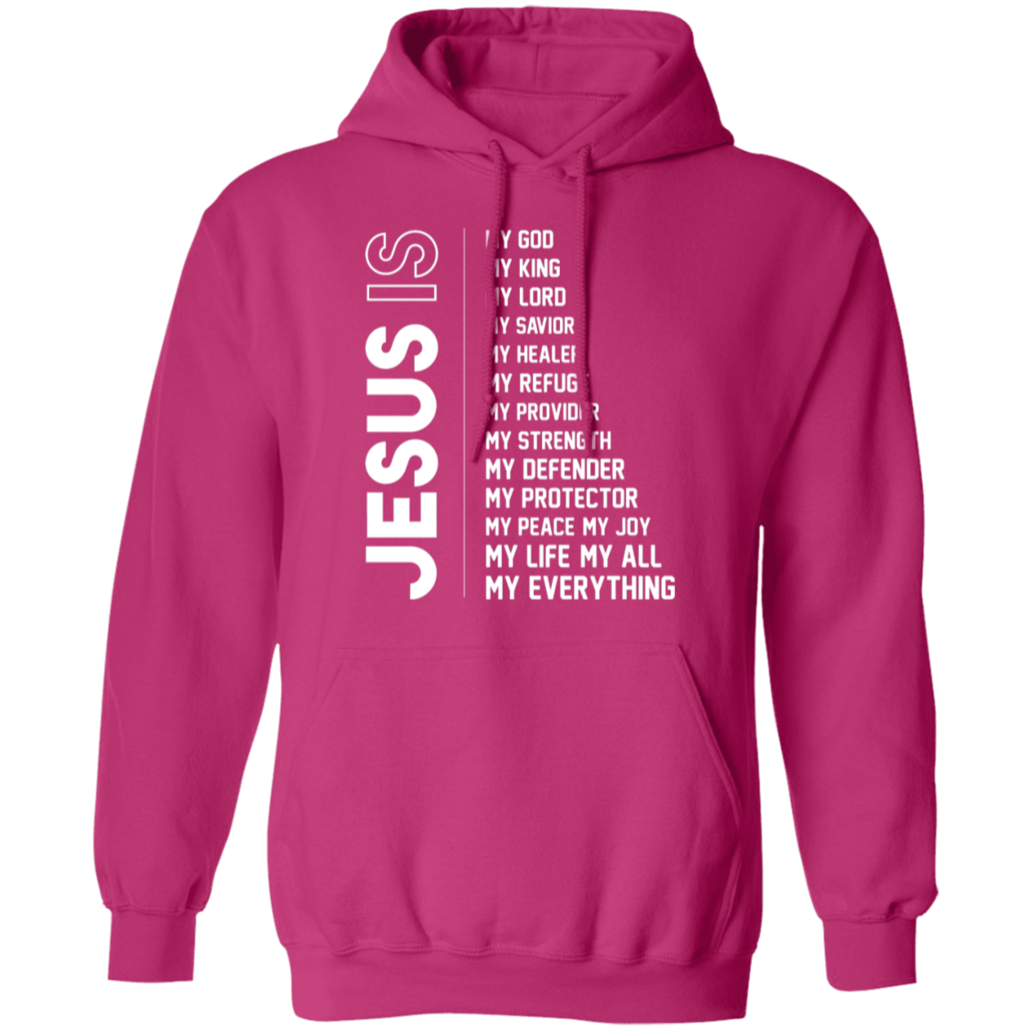 "Jesus Is My Everything" Inspirational Hoodie - Christian Faith Apparel