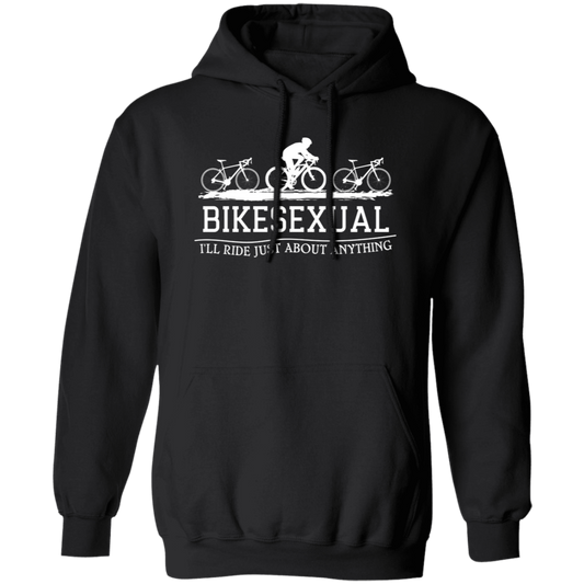 “Bikesexual” Hoodie – Warm Up with a Dash of Cycling Humor!