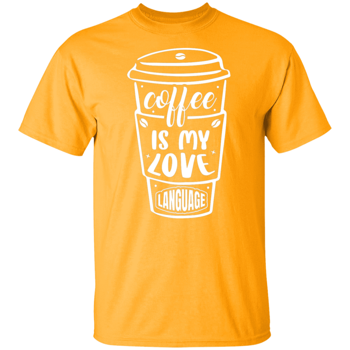 "Coffee Is My Love Language" T-Shirt – Perfect for Coffee Lovers!