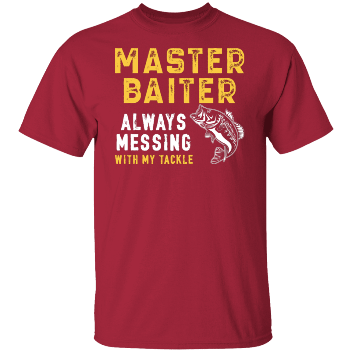 "Master Baiter" Fishing T-Shirt – Funny Angler Tee!