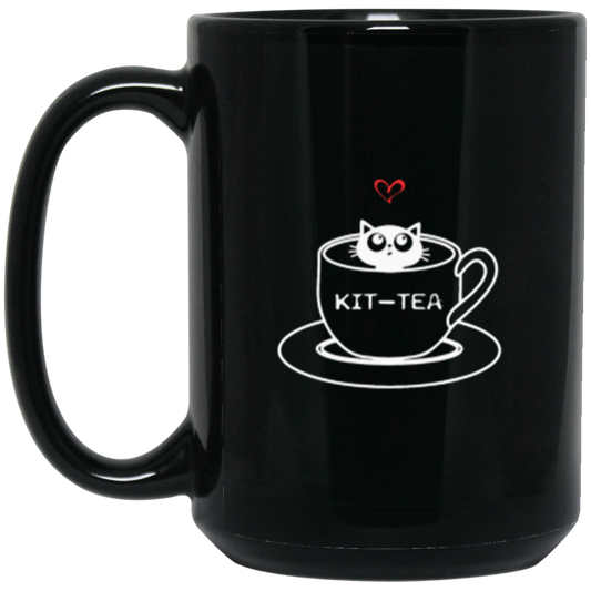 "Kit-Tea" Cute Kitten in a Teacup Mug – Perfect for Cat Lovers & Tea Enthusiasts!