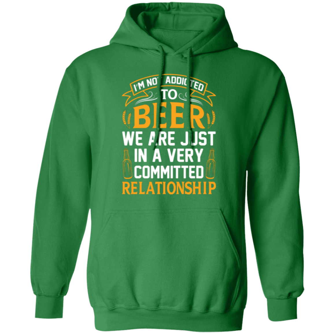 “Very Committed Relationship” Beer Lover’s Hoodie – Perfect for Happy Hour Vibes!