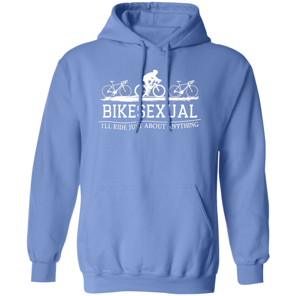 “Bikesexual” Hoodie – Warm Up with a Dash of Cycling Humor!