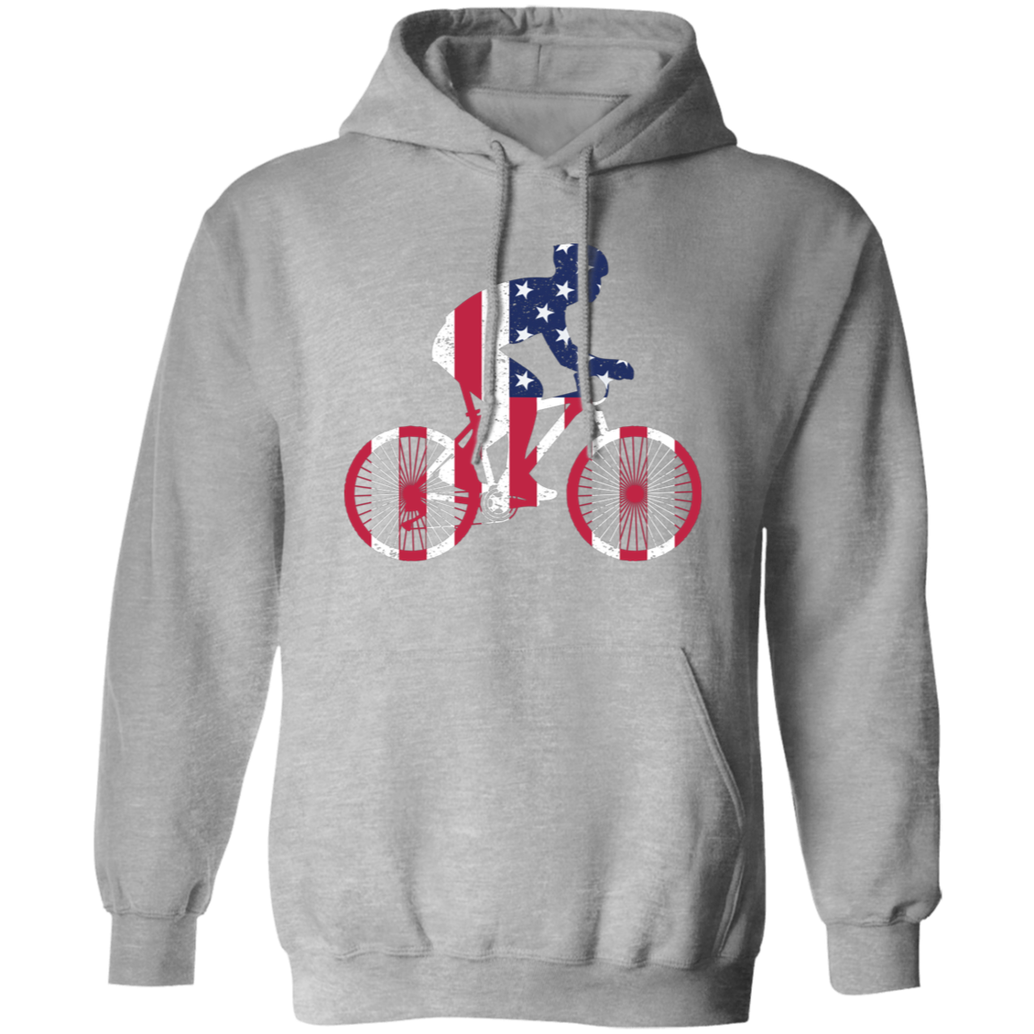 "Freedom Ride" Hoodie – Great Gift for Patriotic Cyclists!