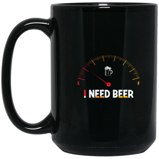 “Fuel Your Day with Beer” Mug – Perfect for Happy Hour & Beer Lovers