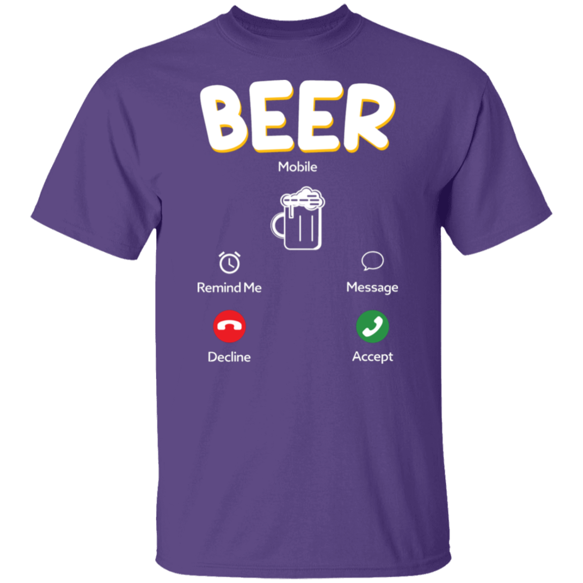 "Beer Calling": Answer the Brew-tiful Invitation T-Shirt